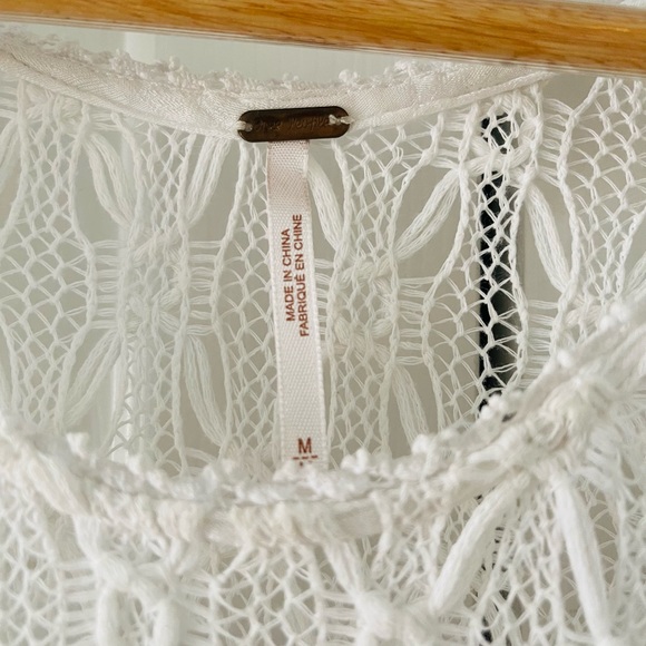 Free People White Dress. Size Medium. - Picture 4 of 5
